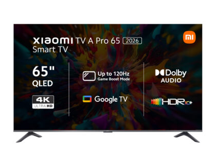 Xiaomi A Pro 65″ QLED 4K Smart TV (HDR10+, Google TV, Dolby Audio, 60Hz)