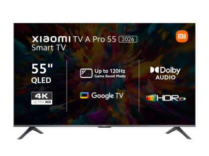 Xiaomi A Pro 55″ QLED 4K Smart TV (HDR10+, Google TV, Dolby Audio, 60Hz)